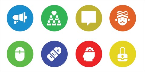 button icon set