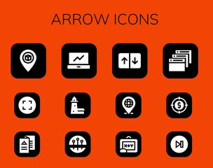 arrow icon set