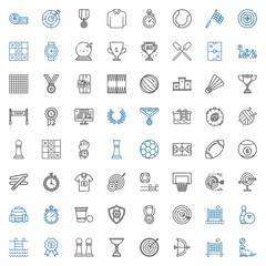 competition icons set