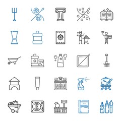 tools icons set