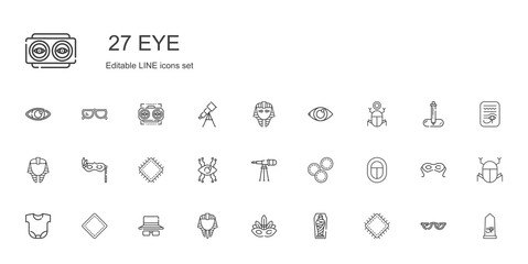 eye icons set