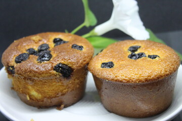muffin with chocolate