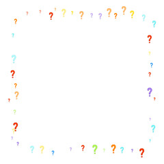 Question marks Quiz doubt survey faq public poll.