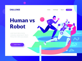 illustration, website, web, template, vector, page, flat, landing, banner, concept, background