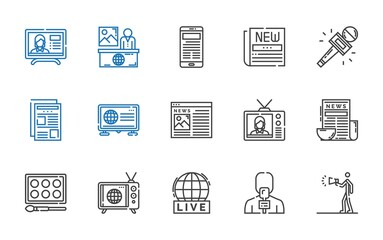 news icons set