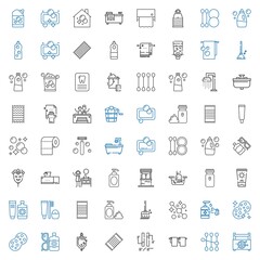 hygiene icons set