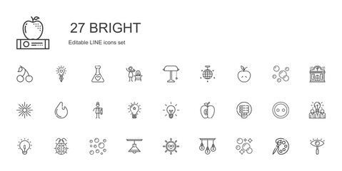 bright icons set