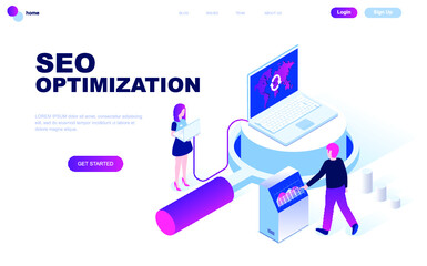 illustration, website, web, template, vector, page, flat, landing, banner, concept, background