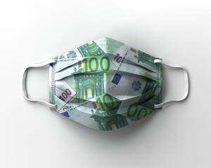 ユーロ紙幣のマスク
