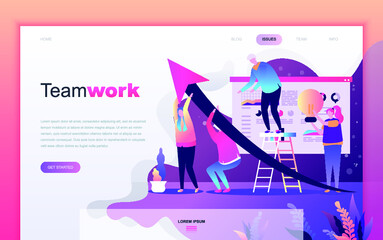 illustration, website, web, template, vector, page, flat, landing, banner, concept, background