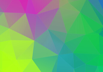 Obraz premium Abstract colorful triangle background. 3D render triangles modern for background wallpaper and Business template.