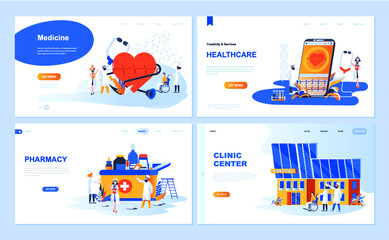 illustration, website, web, template, vector, page, flat, landing, banner, concept, background