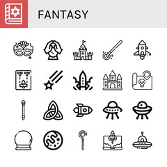 fantasy icon set