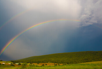 Double rainbow in WV.