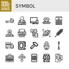 symbol icon set