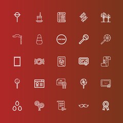 Editable 25 swirl icons for web and mobile