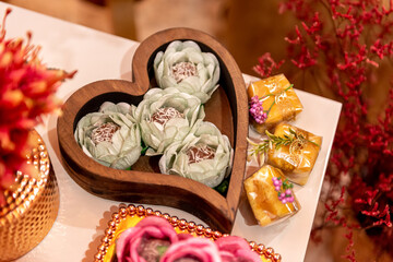 Festa, Decoração, Cores, Flores, Doces, Balões, Chocolates, Lanternas