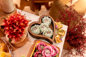 Festa, Decoração, Cores, Flores, Doces, Balões, Chocolates, Lanternas