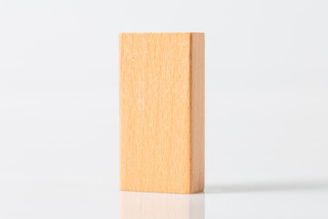 wooden board isolated on a white background