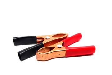Alligator Clip Red And Black Color