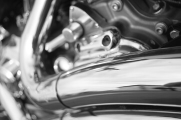 Motorcycle silver