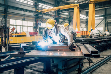 worker working in factory
