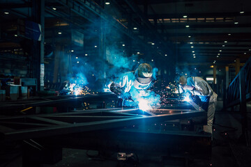 worker working in factory