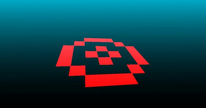 Animating characters and symbols changes the background