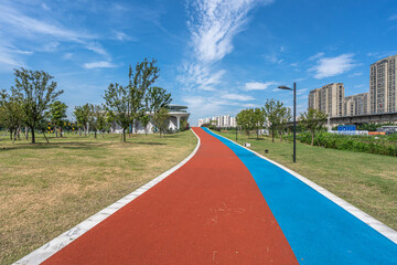 road in park