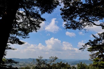 空　雲　山　風景　栃木　唐沢