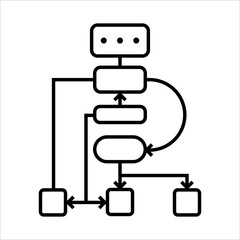 Workflow Icon, Systematic Pattern Of Activity Resources, Processes