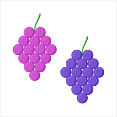 Grapes Icon, Fruit Icon, Berry Icon