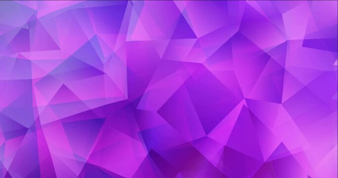 4K looping light purple, pink video with polygonal materials. Colorful fashion clip in liquid style with gradient. 4K movie for a cell phone. 4096 x 2160, 60 fps. Codec Photo JPEG.