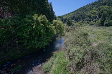 Obraz premium typical rural landscape in Japan