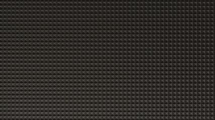 3D rendering, illustration of a soundproofing foam wall , porous texture material