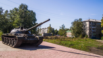 old military tank