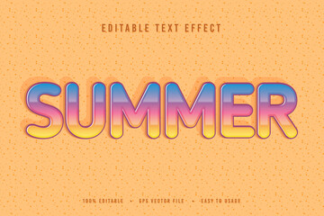 decorative summer Font and Alphabet vector