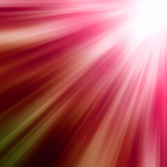 Abstract sunburst coloured in red	