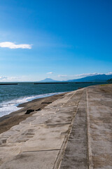 鹿児島県 錦江湾と桜島