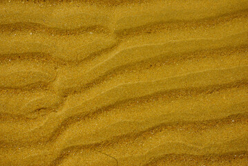 Texture of yellow sand in the beach