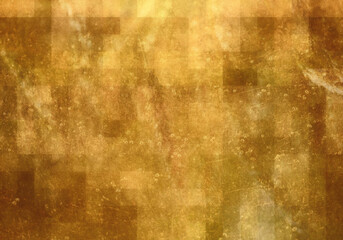 Abstract Geometrical Background. Tile art. Gold mosaic.