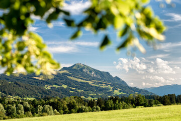 Grünten im Abendlicht