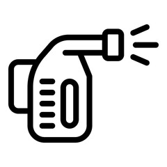 Steam cleaner icon. Outline steam cleaner vector icon for web design isolated on white background