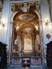 Fototapeta na wymiar Chiesa San Carlo Rom Italien