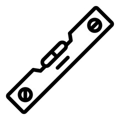 Level tool icon. Outline level tool vector icon for web design isolated on white background