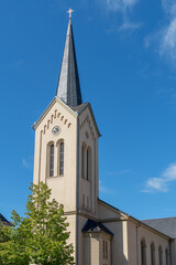 Fototapeta na wymiar Gustav-Adolf-Kirche in Recklinghausen, Nordrhein-Westfalen