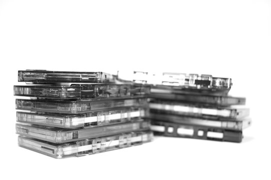 old audio cassettes - cult objects of the past