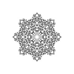 Abstract stylish mandala design