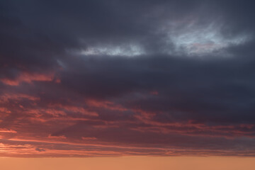 Fototapeta na wymiar epic sunset sky with clouds
