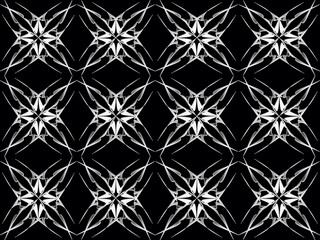 black and white seamless pattern